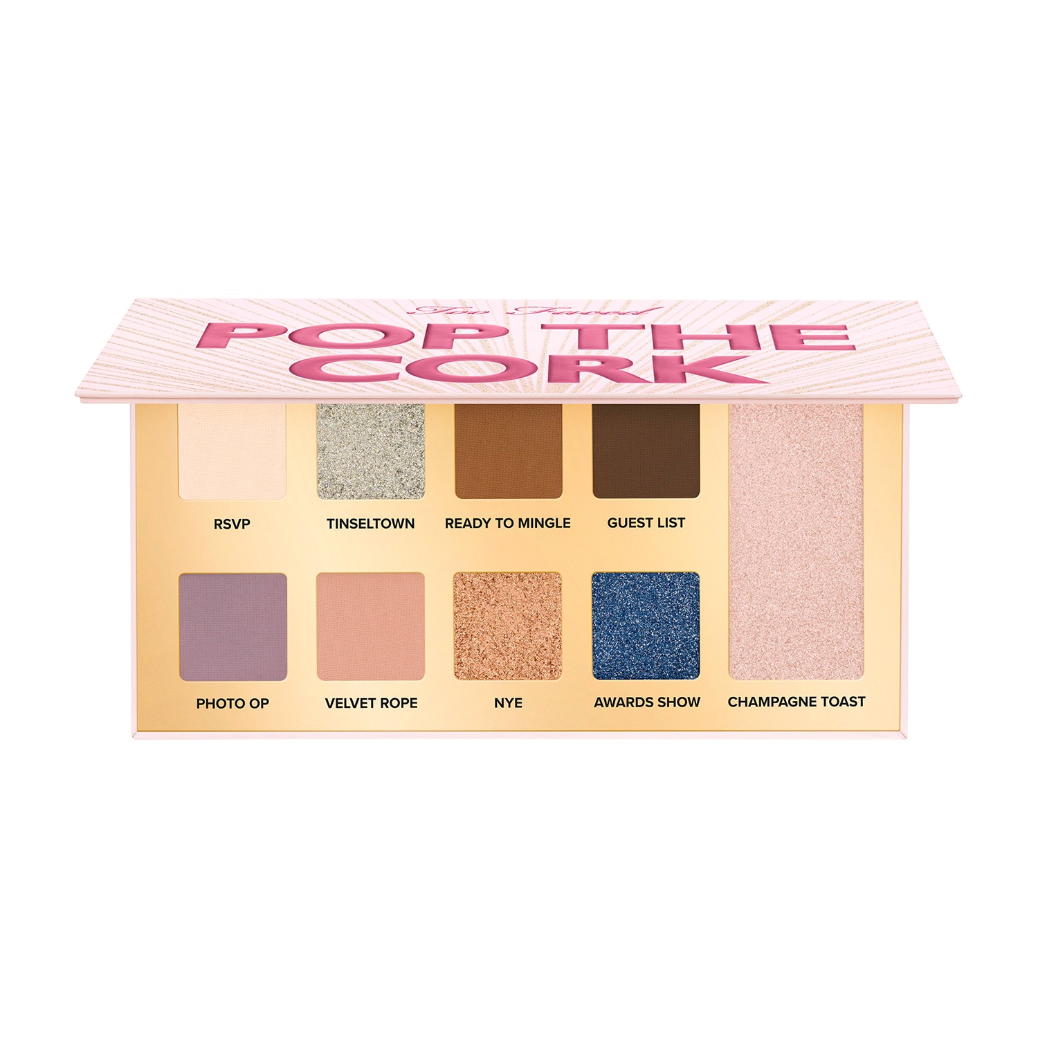 POP THE CORK (SET DE PALETAS PARA OJOS Y ROSTRO CON GLOSS PLUMPER)